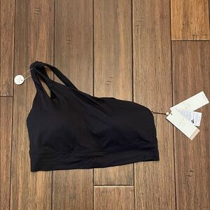 Black One-Shoulder Calia NWT Women's swim top